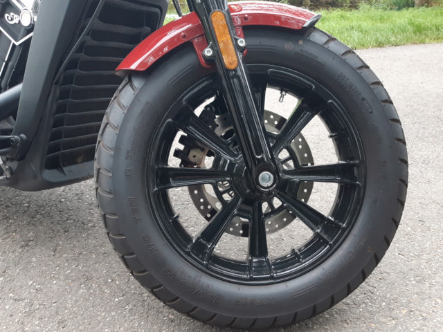 Indian Motorcycle Scout Bobber voorwiel
