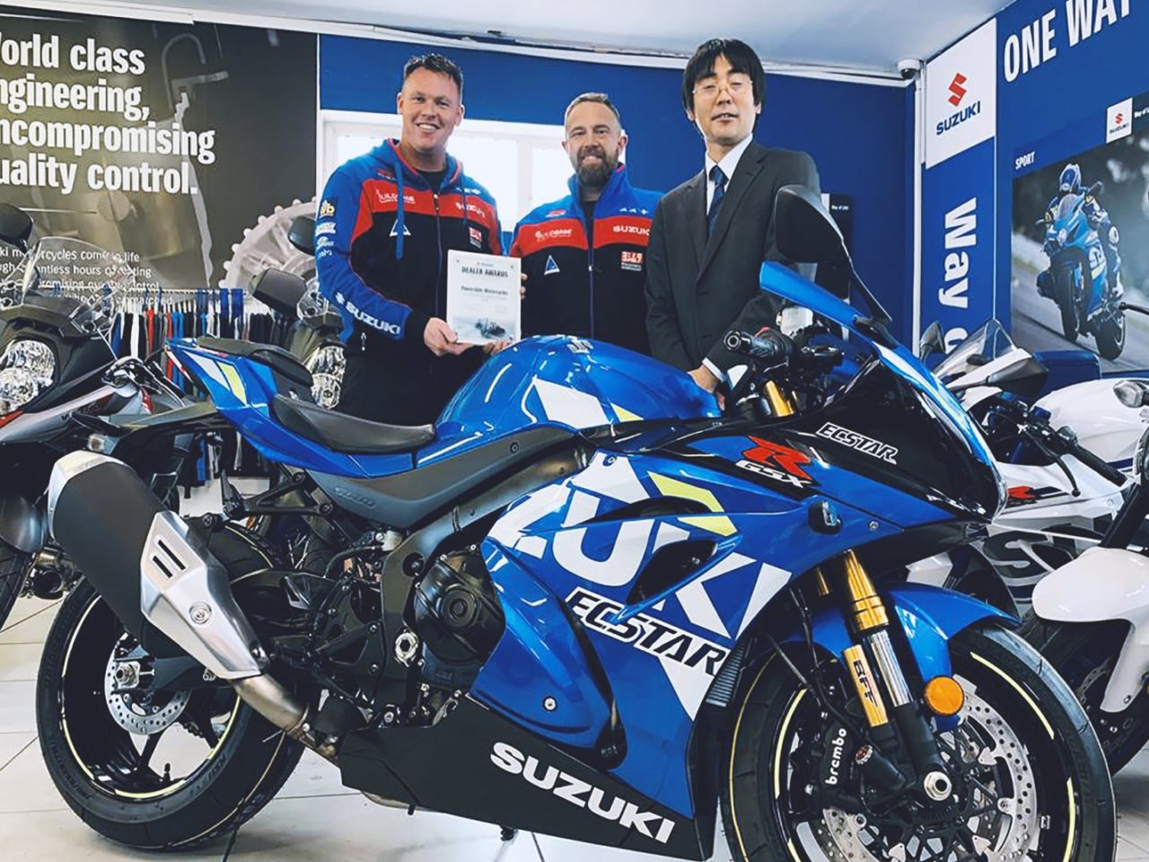 Britse Suzukidealer verkoopt de meeste GSXRmodellen in Europa